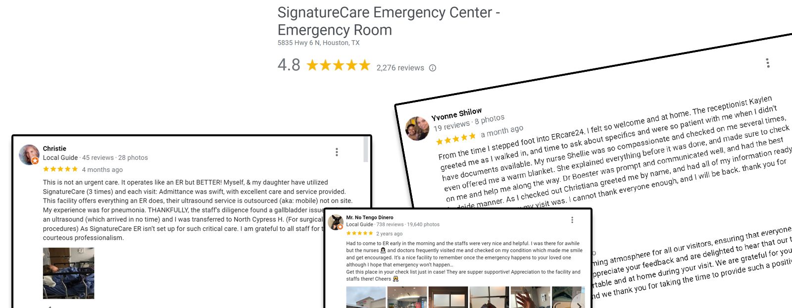 Top Rated Emergency Room on Google